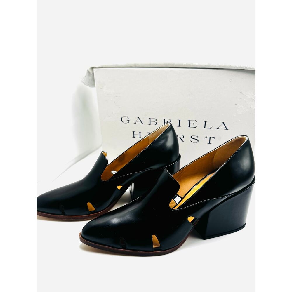 Gabriela Hearst Eliza 80mm Leather Loafer Pumps NIB Black EU 41 - Picture 3 of 10